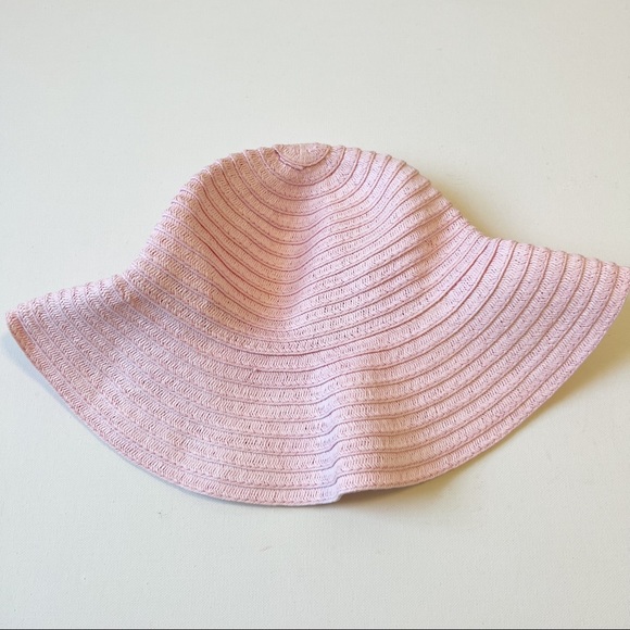 Old Navy wide brim beach hat pink - Picture 3 of 5
